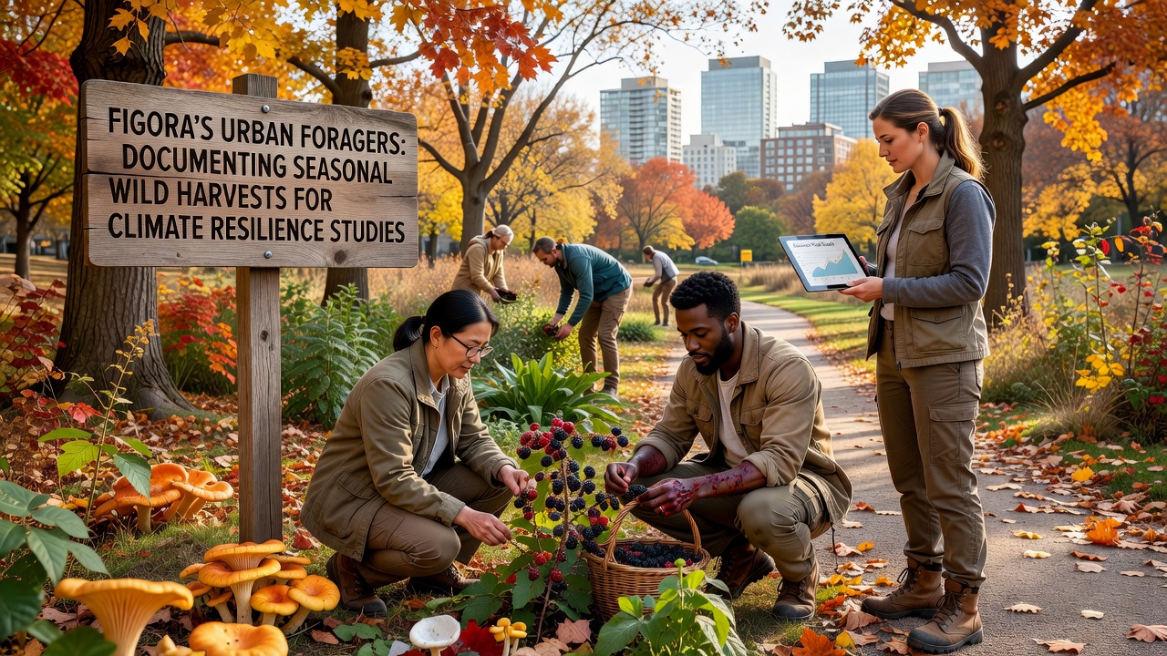 Figora Urban Foragers Compile Seasonal Wild Harvest Records to Aid Climate Resilience Research